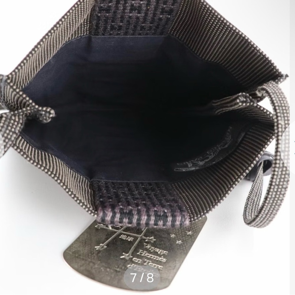 Hermes Black Crossbody Bag with charm! - Picture 7 of 8